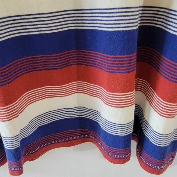 Madewell Women's Plus Size Sweatshirt 2X Multicolored Stripe Long Sleeve Cozy - Picture 8 of 12